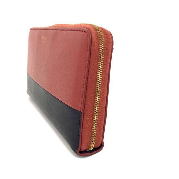 CELINE Bicolor Leather Zippy Zip Around Long Wallet - Picture 2 of 8